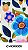 TRICOLINE DIGITAL 100% ALGODÃO ESTAMPADA FLORES DE CROCHET 0,50cm x 1,50m | CMC00081 - Imagem 2