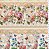 TRICOLINE DIGITAL 100% ALGODÃO BARRADO ESTAMPADA 3D FLORAL BORBOLETAS 0,55cm x 1,50m | PAN44C01 - Imagem 1
