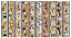 TRICOLINE DIGITAL 100% ALGODÃO ESTAMPADA BARRADO 3D CAFÉ 0,55cm x 1,50m | PAN66C01 - Imagem 2