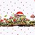 SARJA DIGITAL 100% ALGODÃO ESTAMPADA IMPERMEÁVEL COGUMELO 0,50cm X 1,70m | PM045S01 - Imagem 1