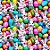 TRICOLINE DIGITAL 100% ALGODÃO ESTAMPADA ANIMAIS PASCOA 0,50cm X 1,50m | P0010C01 - Imagem 1