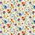 TRICOLINE DIGITAL 100% ALGODÃO ESTAMPADA 3D FLORAL PASCOA  0,50cm x 1,50m | P0017C01 - Imagem 1