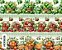 TRICOLINE DIGITAL 100% ALGODÃO ESTAMPADA BARRADO 3D FRUTAS 0,55cm x 1,50m | 93353C01 - Imagem 1