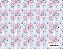 TECIDO TRICOLINE DIGITAL 100% ALGODÃO  ESTAMPADO  FLORAL PEACE 0,50cm X 1,50m | 93373C01 - Imagem 1