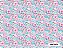 TECIDO TRICOLINE DIGITAL 100% ALGODÃO  ESTAMPADO  FLORAL PEACE 0,50cm X 1,50m | 93375C01 - Imagem 1
