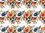 TRICOLINE DIGITAL 100% ALGODÃO ESTAMPADA 3D FLORAL BUQUET  0,50cm X 1,50m | CMC00091 - Imagem 1