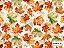 TRICOLINE DIGITAL 100% ALGODÃO ESTAMPADA FOLHAS 0,50cm x 1,50m | 93502C01 - Imagem 1
