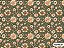 TECIDO TRICOLINE DIGITAL 100% ALGODÃO  ESTAMPADO FLORAL MANDALA 0,50cm X 1,50m | 93545C01 - Imagem 1