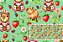 TRICOLINE DIGITAL 100% ALGODÃO ESTAMPADA  ANIMAIS 0,50cm X 1,50m | JS063C01 - Imagem 1