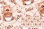 TRICOLINE DIGITAL 100% ALGODÃO ESTAMPADA  ANIMAIS 0,50cm X 1,50m | JS065C01 - Imagem 1