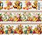 TRICOLINE DIGITAL 100% ALGODÃO BARRADO ESTAMPADA FRUTAS VINTAGE 0,55cm x 1,50m | 93595C01 - Imagem 1