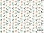 TRICOLINE DIGITAL 100% ALGODÃO ESTAMPADA FOLHAS 0,50cm X 1,50m | 93495C01 - Imagem 1