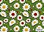 TRICOLINE DIGITAL 100% ALGODÃO ESTAMPADA 3D CROCHET  MARGARIDAS 0,50cm x 1,50m | 93591C01 - Imagem 1