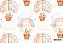TRICOLINE DIGITAL 100% ALGODÃO ESTAMPADA  ANIMAIS URSO 0,50cm X 1,50m | 93577C01 - Imagem 1