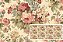 TRICOLINE DIGITAL 100% ALGODÃO ESTAMPADA  VINTAGE FLORAL 0,50cm x 1,50m | 93668C01 - Imagem 1