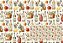 TECIDO TRICOLINE DIGITAL 100% ALGODÃO ESTAMPADA  COZINHA GOURMET 0,50cm x 1,50m | 93655C01 - Imagem 1