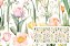 TECIDO TRICOLINE DIGITAL 100% ALGODÃO  ESTAMPADO  FLORAL TULIPAS 0,50cm X 1,50m | 93619C01 - Imagem 1