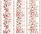 TRICOLINE DIGITAL 100% ALGODÃO BARRADO ESTAMPADA FLORAL ROSA 0,55cm x 1,50m | 93778C01 - Imagem 2