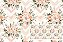 TRICOLINE DIGITAL 100% ALGODÃO ESTAMPADA FLORAL CHEVRON 0,50cm x 1,50m | 93744C01 - Imagem 1