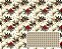 TRICOLINE DIGITAL 100% ALGODÃO ESTAMPADA NATAL PINHA E LAÇOS 0,50cm x 1,50m | CH000216 - Imagem 1