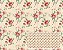 TRICOLINE DIGITAL 100% ALGODÃO ESTAMPADA FLORAL PEQUENOS 0,50cm X 1,50m | 94102C01 - Imagem 1