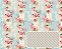 TRICOLINE DIGITAL 100% ALGODÃO ESTAMPADA FLORAL PEQUENOS COM LISTRAS 0,50cm X 1,50m | 94103C01 - Imagem 1