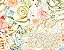 TECIDO TRICOLINE DIGITAL 100% ALGODÃO ESTAMPADO FLORAL BLOOM 0,50cm X 1,50m | IV009C01 - Imagem 1
