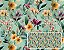 TECIDO TRICOLINE DIGITAL 100% ALGODÃO ESTAMPADO FLORAL 0,50cm X 1,50m | 94107C01 - Imagem 1