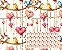 TRICOLINE DIGITAL 100% ALGODÃO ESTAMPADA CORAÇÃO COM PASSAROS 0,50cm X 1,50m | 94163C01 - Imagem 1