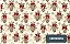 TRICOLINE DIGITAL 100% ALGODÃO ESTAMPADA NATAL PINHA E LAÇOS 0,50cm x 1,50m | CH000215 - Imagem 1