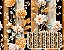 TRICOLINE DIGITAL 100% ALGODÃO ESTAMPADA FLORAL FUNDO LISTRAS 0,50cm X 1,50m | CMC00121 - Imagem 1