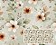 TRICOLINE DIGITAL 100% ALGODÃO ESTAMPADA FLORAL 0,50cm X 1,50m | CMC00130 - Imagem 1