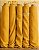 TRICOLINE AMARELO 100% ALGODÃO ESTAMPADA GEO XADREZ 0,50cm X 1,50m | G0699302 - Imagem 2