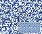 TECIDO TRICOLINE DIGITAL 100% ALGODÃO ESTAMPADO TEXTURA AZUL 0,50cm X 1,50m | 94235C01 - Imagem 1