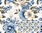 TECIDO TRICOLINE DIGITAL 100% ALGODÃO ESTAMPADO FLORAL 0,50cm X 1,50m | 94168C01 - Imagem 1