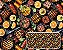 TECIDO TRICOLINE DIGITAL 100% ALGODÃO ESTAMPADA CHURRASCO LEGUMES 0,50cm x 1,50m | 94228C01 - Imagem 1