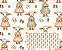 TECIDO TRICOLINE DIGITAL 100% ALGODÃO ESTAMPADO INFANTIL OVELHAS 0,50cm X 1,50m | 94186C01 - Imagem 1