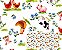 TRICOLINE DIGITAL 100% ALGODÃO ESTAMPADA ANIMAIS DE FAZENDA 0,50cm X 1,50m | 94230C01 - Imagem 1