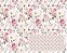 TECIDO TRICOLINE DIGITAL 100% ALGODÃO ESTAMPADO FLORAL ROSAS I 0,50cm X 1,50m | 94145C01 - Imagem 1