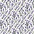 TRICOLINE DIGITAL 100% ALGODÃO ESTAMPADA FLORAL LAVANDA SOLTAS 0,50cm x 1,50m | 93505C01 - Imagem 1