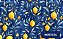 TRICOLINE DIGITAL 100% ALGODÃO ESTAMPADA LIMÃO E FOLHAS 0,50cm X 1,50m | 94257C01 - Imagem 1