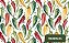 TRICOLINE DIGITAL 100% ALGODÃO ESTAMPADA LEGUMES 0,50cm x 1,50m | 94319C01 - Imagem 1