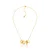 Colar Drap em Banho de ouro 18k - Imagem 2