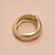 Bracelete bold em banho de ouro 18k com acabamento fosco - Imagem 2
