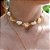 Choker de Pérolas e Conchas em Banho de Ouro 18K - Imagem 1