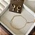 Argola Mini com Pingente Olho Grego – Banho de Ouro 18k - Imagem 1