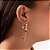 Brinco Earline Corrente de Medalhinhas - Imagem 1