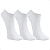 Kit 3 Pares Meia Invisível Feminina Algodão Esportiva - Imagem 2