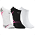 Kit 3 Pares Meia Invisível Feminina Algodão Esportiva - Imagem 1