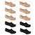 Kit 10 Pares Meia Sapatilha Fio 40 - Imagem 1